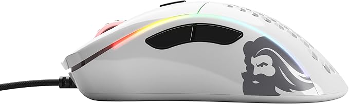 GLORIOUS Model D Gaming Mouse, Glossy White (GD-GWHITE) (Renewed)