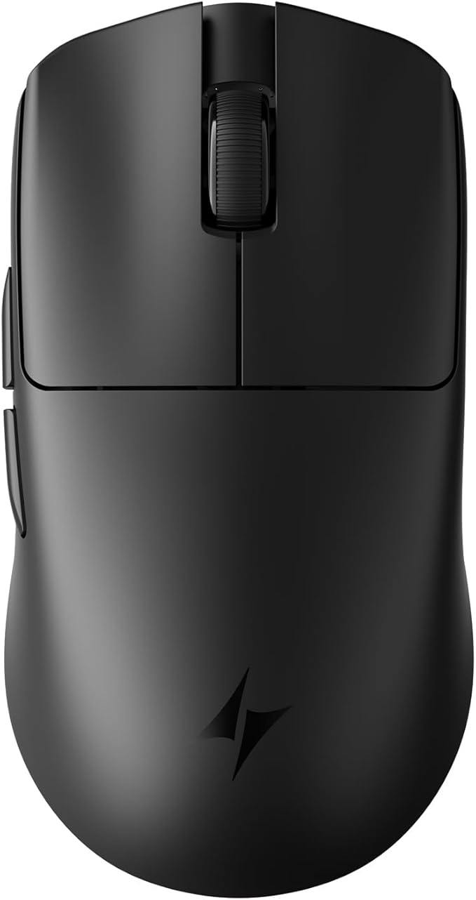 ATK Blazing Sky F1 V2 Wireless Gaming Mouse, 39 g, PAW3950 Ultra Sensor, Nordic 54L15 MCU, Optical Switches, Dual 8K, Dual-Mode 2.4G/Wired, 250H Battery (Ultimate, Black)
