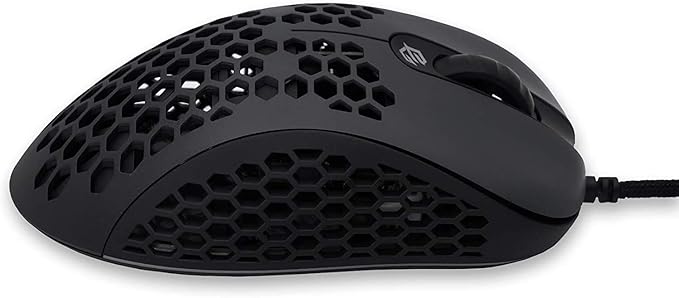 Gwolves Skoll SKL 2020 Edition 65g Ultra Lightweight Honeycomb Design Wired RGB Gaming Mouse up to 12000 DPI (Black) (Long)