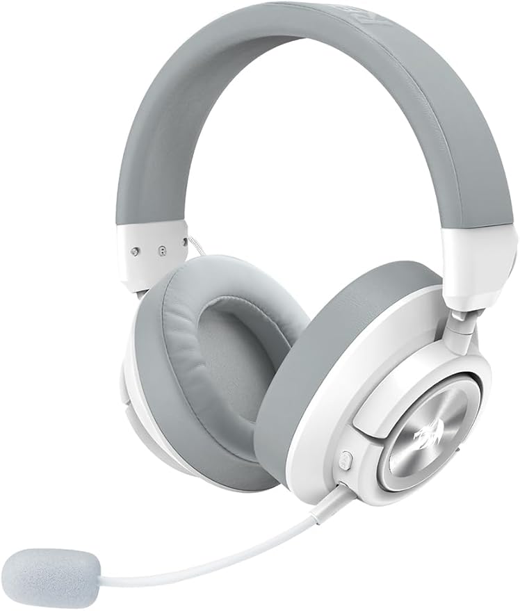 Redragon H889 Wireless Gaming Headset, 4-in-1 (2.4G/BT/USB/3.5mm), 51H Battery & Play-While-Charging, 7.1 Spatial Audio & 53mm Drivers, Detachable Mic, Multi-Platform Headphone for PC/PS5/NS/Mobile