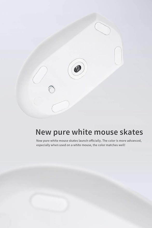 HOTLINEGAMES 3.0 Plus 40 Dot Mouse Skates Feet, 6mm, 6.5mm, 7mm, 10mm, Universal Any Mousepad, Curved Edges, Super Smooth Glide, Low Noise