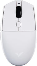 VXE V3 Lightweight Wireless Gaming Mouse, Xhero Al Sensor, 15000 DPI, 6 Programmable Buttons, 520h Battery,1k Polling Rate, Compatible with PC, Mac (V3, White)