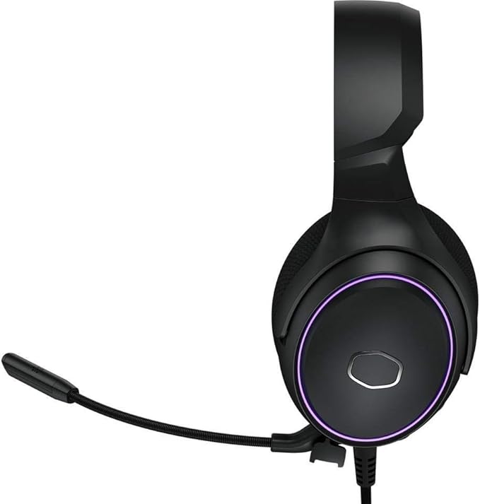 Cooler Master MH650 Gaming Headset with RGB Illumination, Virtual 7.1 Surround Sound, Durable Aluminum Frame, Detachable Omni-Directional Boom Mic, USB Connectivity (MH-650)