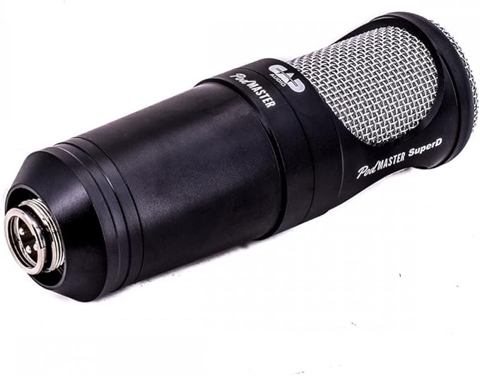 CAD PM1200 PodMaster™ SuperD Professional Broadcast / Podcasting Microphone with SuperD VOG Dynamic Capsule, supplied with Broadcast Boom Mic Stand