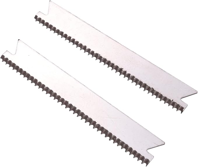 JDS 4 Pack Desktop Industrial Metal Tape Dispensers (8 Replacement Blades) - Pull and Tear Heavy-Duty Weighted Non-Skid Adhesive Roll Holder for Office, Home, School, Gift-Wrapping, and Craft Use