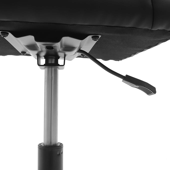 360° Rolling Foot Rest Stool, 15-20 Inch Height Adjustable Ergonomic Under Desk Foot Rest with Thick Padding, Leg Rest Stool for Office Desk, Gaming Chair, Home Use (Black)