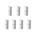 Mini Trash Bags for Mini Trash Can, 105 Count / 7 Rolls White Trash Bags for Desktop Wastebasket of Various Sizes