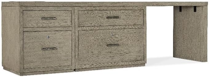 Hooker Furniture Home Office Linville Falls 96" Desk with File and Lateral File