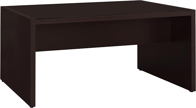 Coaster Home Furnishings - Skeena - Engineered Wood - 3-Piece Home Office Computer Desk Set with Desk Return and Mobile Filing Cabinet- Transitional Style - Home Office - Cappuccino - 800901 -S3