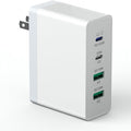 sccvee USB C Charger 140W GaN, 100W Laptop Power Adapter Fast Charger Block, 4-Port Charging Station USB C Power Adapte Compatible with MacBook Pro/Air/iPad Pro/iPhone 15/16/Galaxy S23/S24/Dell