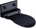 Shower Foot Rest,Heavy Duty Aluminum Alloy Non-Slip Foldable Grip Shower Foot Rest Shaving Bathroom Shower Foot Step for Woman Men Shower Equipment (Black)