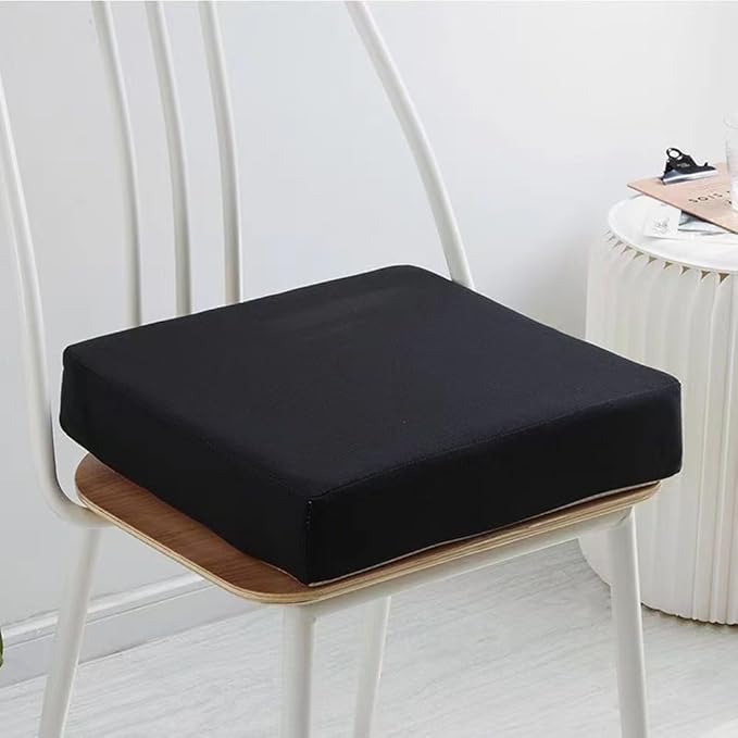Chair Pads 18x18x2inch Pain Relief Foam Seat Pad ，Thicken Breathable & Washable Cover,for Wheel Chair Car Seat,Office Chair