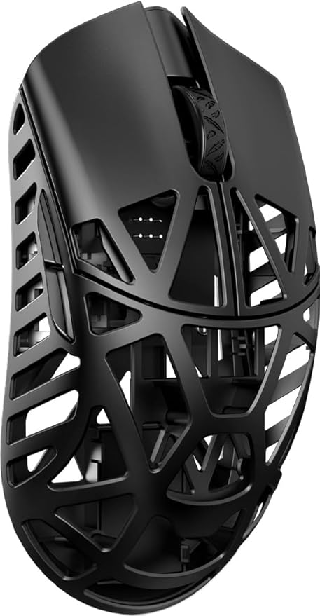 KEEBMONKEY WLMOUSE Beast X Max Wireless Gaming Mouse - 8KHz Polling Rate, 42g Magnesium Alloy, PAW3950HS Sensor, Customizable DPI, OM & TTC Switches (Black(OM Switch))