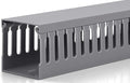 ZhiYo 3x3in Cable Raceway, 6.6FT(2xL3.3FT) Large Wire Tray, Cord Hider for Network Cable Management, Wire Covers for Cords Computer Under Desk, Cord Cover Wall Cable Hider Cable Cover, Gray