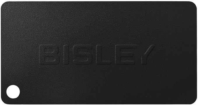 Bisley 10-Drawer Steel MultiDrawer Cabinet - Black, Chrome Pull Handles with Label Holders, Powder-Coated Steel, Removable Drawers, Fits Under Most Desks, Labels Included
