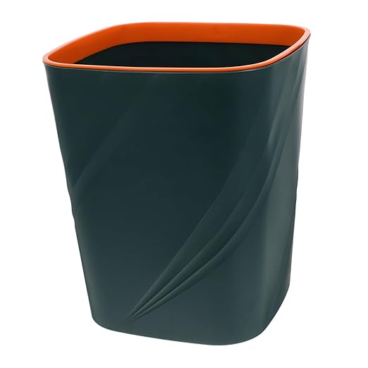 Slim Garbage Bin Waste Can Desktop Wastebasket Cartoon Trash Can Waste Container Office