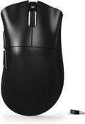 ATTACK SHARK V3 Ultra-Light Wireless Gaming Mouse,PAW3311 Sensor, 500mAh, 62g, 25KDPI 2.4G/BT/USB-C Rechargeable Wireless Mouse with 5 Programmable Buttons for Laptop,PC,Mac Gamer (Black)