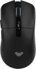 MechLands Aula SC590 PRO Gaming Mouse with Display Screen, 2.4G/USB-C/BT Wireless Mouse with 500mAh Battery, Adjustable 20,000 DPI & 1000 Polling Rate, PAW3311 Sensor, for Win/Mac/Gaming (Black)