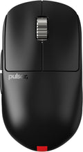 Pulsar Gaming Gears - X2H eS Wireless Gaming Mouse, Symmetrical, Optical Switch, OLED Display, Driverless, PAW3395 Sensor, 100H Battery, 4K dongle Included (Medium, Black) (Renewed)