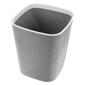 HOMSFOU Slim Garbage Bin Wastebasket Trash Can for Bathroom Kitchen Desktop Plastic Waste Container
