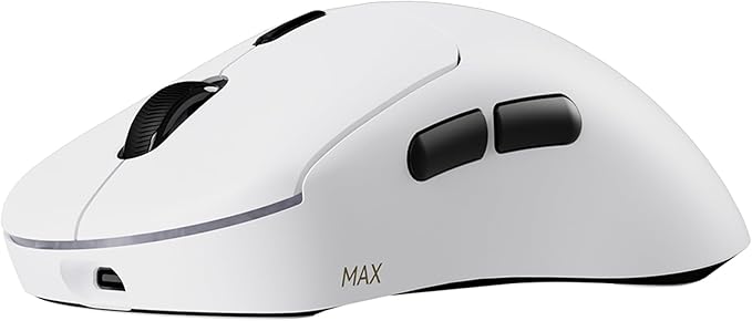 Rapoo VT3 MAX Gen-2 Wireless Gaming Mouse, True 8K Wireless Polling Rate, 53g Lightweight, Up to 750 Hr Battery, Nordic nRF54L15 MCU, 120-Million Optical Switch, 10 Programmable Buttons, Macro Enabled