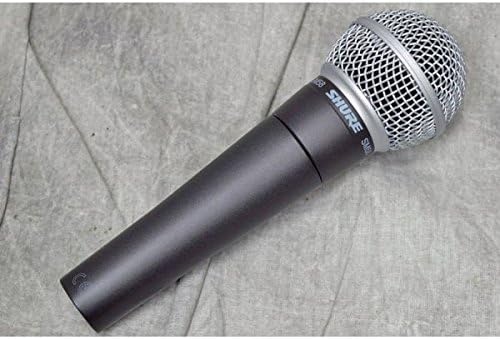 Shure SM58S Dynamic Vocal Microphone with On/Off Switch, Cardioid Pattern, Built-in Pop Filter, for Live & Studio Performance Mic for Singers, Speakers & Stage Use, Black
