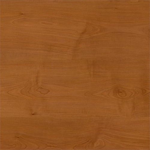 Bush Business Furniture Series A 72W Desk with Mobile File Cabinet in Natural Cherry and Slate