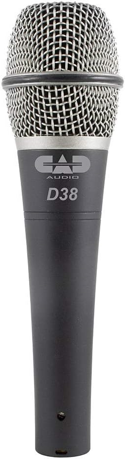 CAD Audio D38X3 3-Pack Supercardioid Handheld Microphones – Neodymium Capsule, Articulate Vocals, Carry Case & Clips
