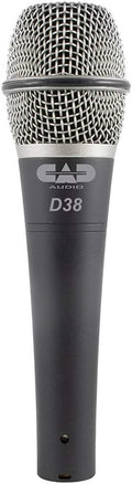 CAD Audio D38X3 3-Pack Supercardioid Handheld Microphones – Neodymium Capsule, Articulate Vocals, Carry Case & Clips