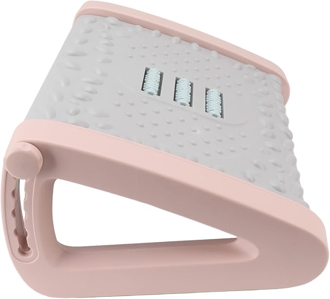Zunate Footrest Under Desk, Adjustable Foot Rest with Massage Texture and Roller, Ergonomic Foot Rest at Work Office, Promote Leg Circulation, Relieve Leg Pressure ()