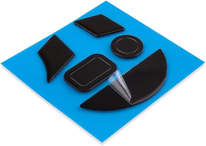 Razer Naga Gaming Mouse Skates & Feet - Curved Edges for Naga 2014, 2016 Chroma & Hex V2