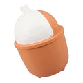 SHOWERORO Cute Mini Trash Can with Lid Small Desktop Waste Bin for Bedroom and Bathroom Slim Garbage Can for Office Flip Lid Design for Boys and Girls and Home Use