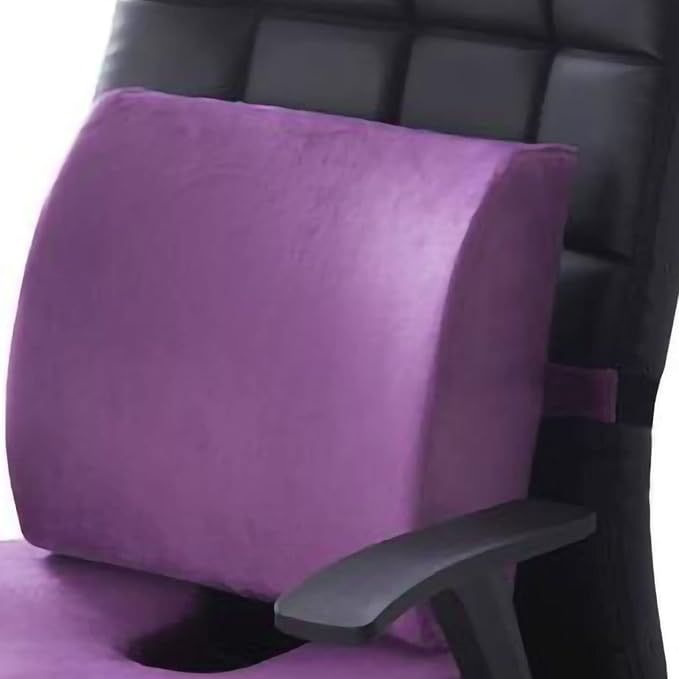 Memory Foam Lumbar Support Cushion Set, Cojin Lumbar Silla Oficina, for Office Dinner Chair, Gardening Sitting Butt Cushion (Cushion and Back Cushion Combination Set)