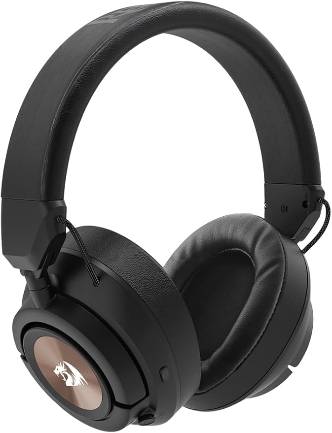 Redragon H889 Wireless Gaming Headset, 4-in-1 (2.4G/BT/USB/3.5mm), 51H Battery & Play-While-Charging, 7.1 Spatial Audio & 53mm Drivers, Detachable Mic, Multi-Platform Headphone for PC/PS5/NS/Mobile