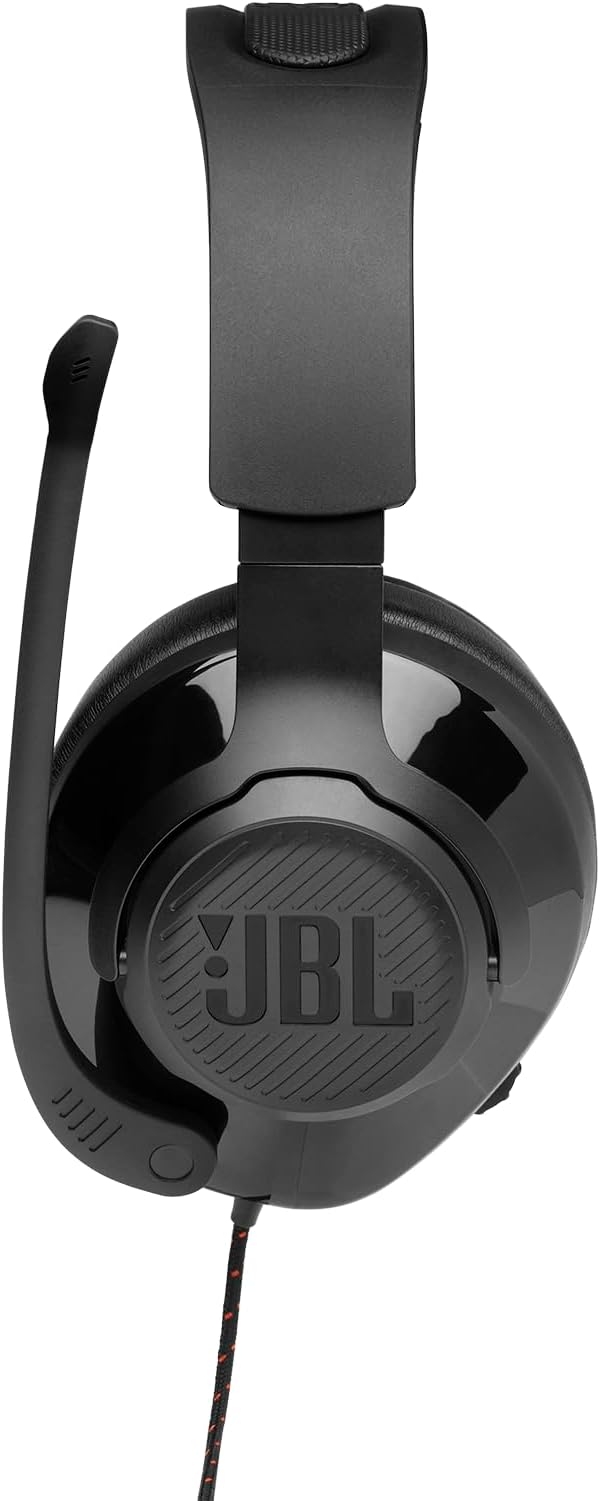 JBL Quantum 200 - Wired Over-Ear Gaming Headset with Voice Focus Directional flip-up mic and Memory Foam Ear Cushions (Black),(Pack of 4)