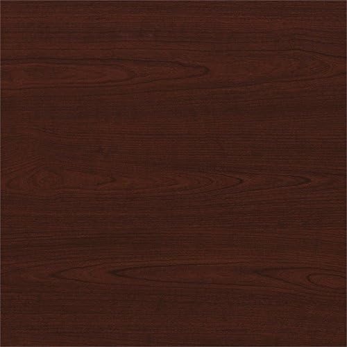 Bush Furniture Cabot 60W Computer Desk with Hutch and Drawers in Harvest Cherry