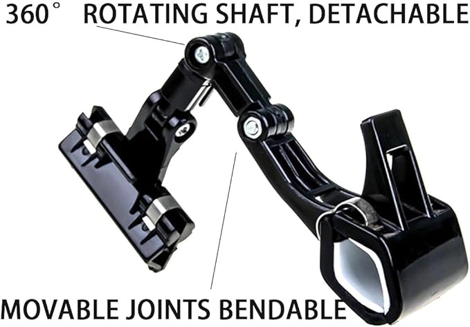 3pcs Sign Clips Clip Holder Sign Holder Clip Paper Holder for Table Top Clip On Sign for Paper Holder Computer Monitor Handy Artist Supplies Holder(Black)