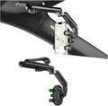 Car Sun Visor Phone Holder, 1080° Rotatable Rear View Mirror Cell Phone Mount with Extendable Arm, Adjustable Automotive Interior Smartphone Clip, Universal for Vehicles (Green)