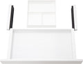 Under Desk Storage Drawer, 15.5Inch Shallow Under Desk Drawer Organizer