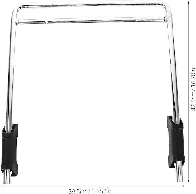 Generic Retractable Chair Footrest Footrest Chair Brackets Stainless Steel Replacement Easy to Use for Daily