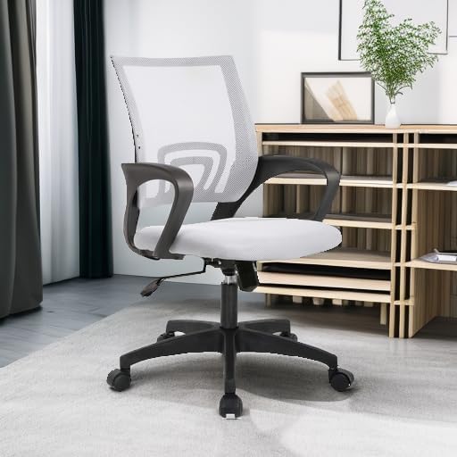 BestOffice Ergonomic Mesh Office Chair – White