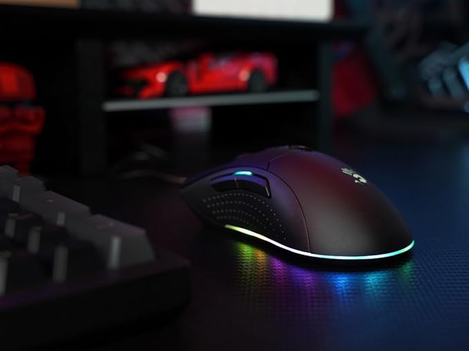 Bloody ES9Pro FPS RGB Gaming Mouse, PMW3327 Chip, 6200 CPI, 2000Hz Report Rate, 220 IPS, 4M Onboard Memory, Fully Programmable with Advanced Preset Macros