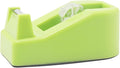 Desktop Tape Dispenser Heavy Duty Desk Accessories Floral Office Tape Dispensers, Weighted Non-Skid Base, Green