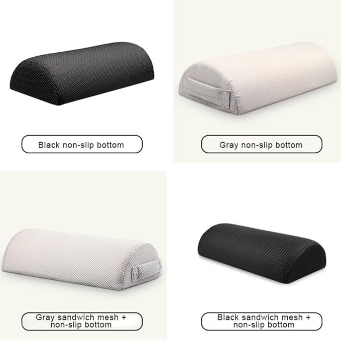Ochine Non-Slip Foot Rest for Under Desk at Work, Under Desk Footrest Ergonomic Memory Foam Foot Stool Pillow Cushion Home Office Foot Stool for Work, Gaming, Computer, Office Cubicle and Home