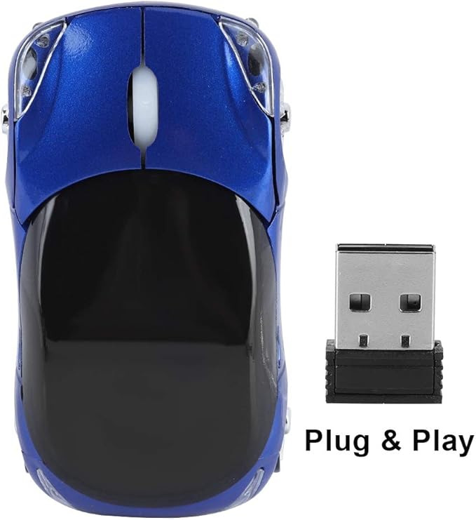 Mouse, 2.4G Mouse Bluetooth Optical Mouse 1600DPI for/ME/PC/Tablet Gaming Office (Blue)