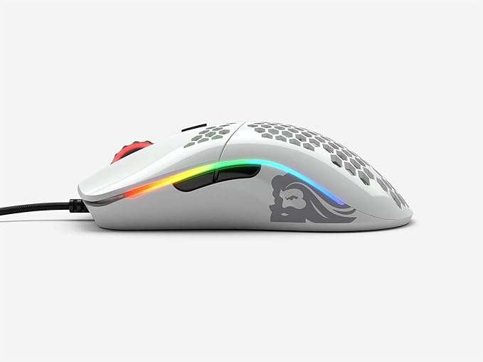 Glorious Model O Gaming Mouse, Glossy White (Renewed)