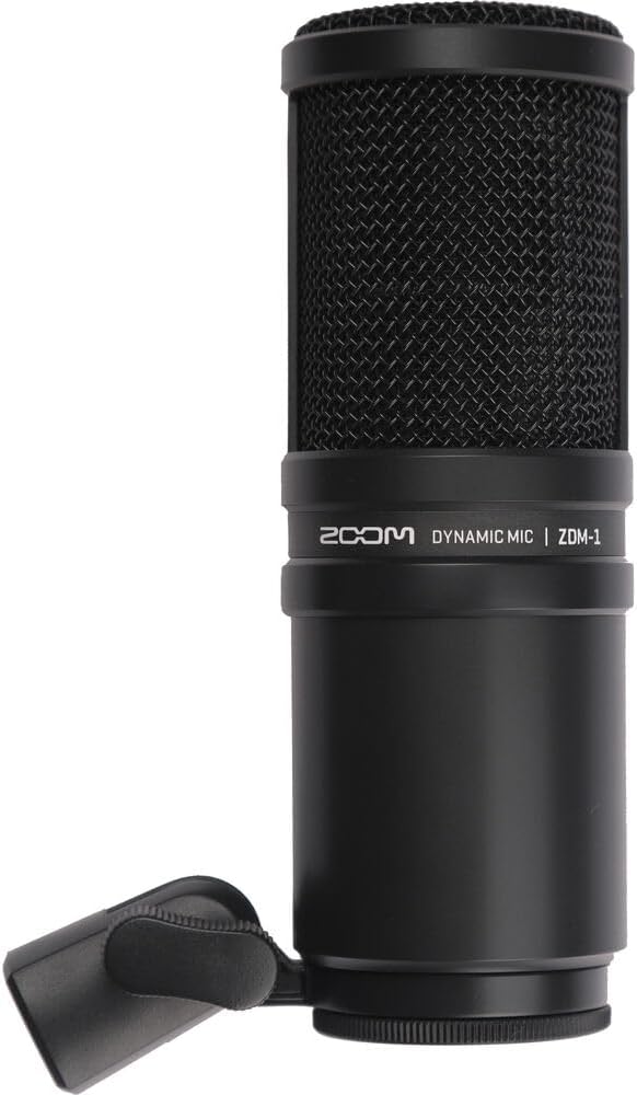Zoom ZDM-1 Podcast Mic Pack, Podcast Dynamic Microphone, ZHP-1 Headphones, TPS-4 Tripod, Windscreen, 2-Meter XLR Cable, for Recording & Streaming Podcasts + Cleaning kit