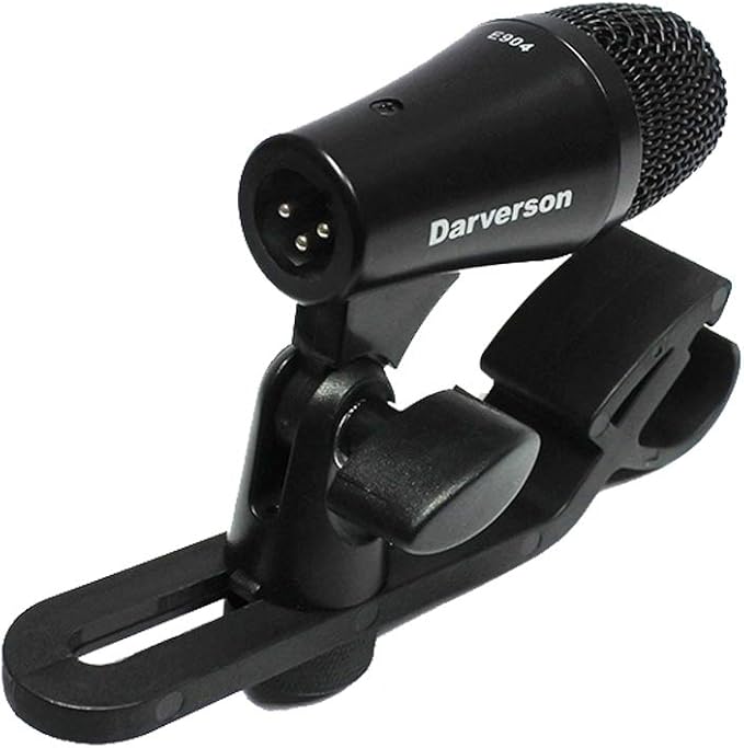 Cardioid Dynamic Tom Snare Drum Microphone Mic for Drum Kit Percussion Instrument Sound Pickup with Fixed Holder Mount
