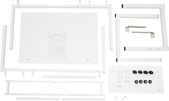 Drafting Table Adjustable for Artists, Art Drawing Desk with Two Lift Mechanisms, 39.37in Adjustment Painting Blueprint Table 0-30 ° Tiltable Tabletop Drawing Desk