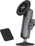 FANAUE SC-03T9 Car Mount Compatible with RAM Mount B Size Ball Head, Magnetic Phone Holder for Dashboard, Windshield & Other Car Accessories - 4.7 to 7.5 inch Smartphones
